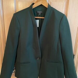 Ann Taylor Forest Green Women's Suit Jacket NWT -Sz 12P